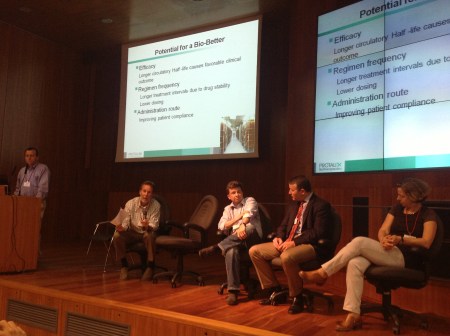 The panel: from left - Hugh Haydon, Kevin Whaley, John Butler, Scott Deeter, Einat Brill