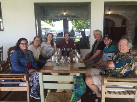 The BRU-IME Cookie Workshop team: from left; Romana Yanez (BRU), Tanja Holland, Susanne Bethke, Markus Sack, Juergen Drossard, Gueven Edgu all IME), Ed Rybicki (BRU)